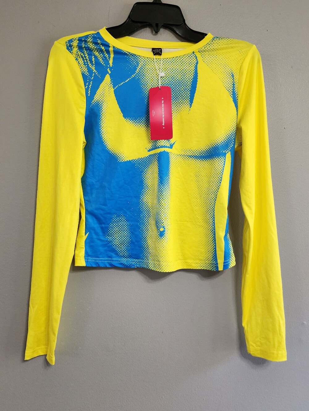 SHEIN Icon Thermal Body Print Top